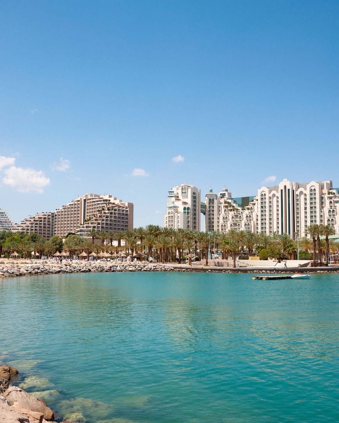 Eilat View - Eilat Medical School - Stock photo